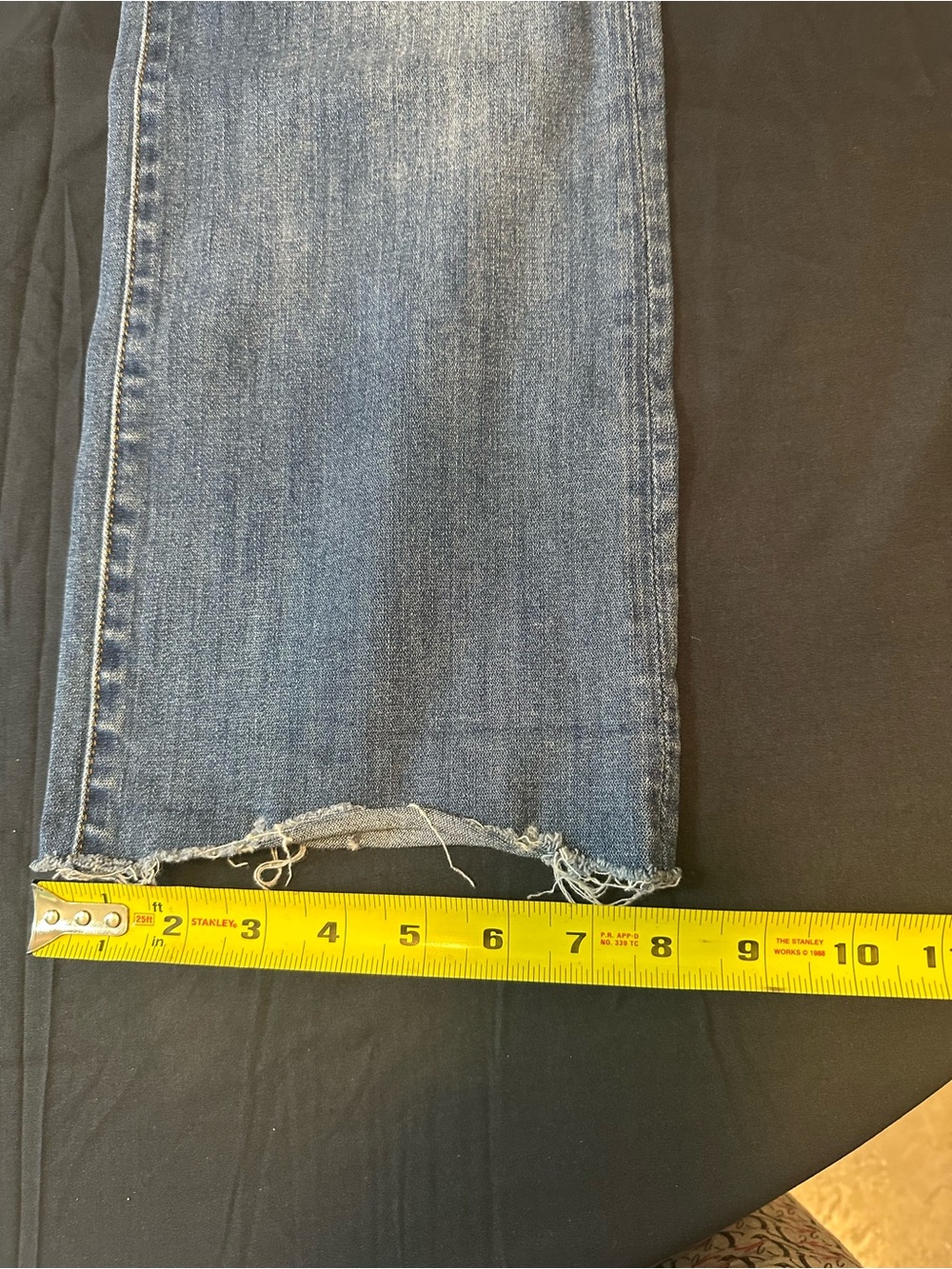 American Eagle Outfitters Medium Blue High-Rise Wide Leg Jeans - Picture 8 of 10